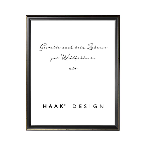 Haak Bilderrahmen Barockrahmen Kailey Schwarz Goldglanz Antik 50 X 75 cm Rahmen für Puzzle Bilder Poster Barock Haak Bilderrahmen Barockrahmen Kailey Schwarz Goldglanz Antik 50 X 75 cm Rahmen für Puzzle Bilder Poster Barock von Haak