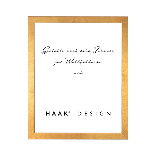Haak Bilderrahmen modern stabil Tokio ANTIREFLEX/Entspiegelt Blattgold 50 X 70 cm Rahmen für Puzzle Bilder Poster XXL Größen Haak Bilderrahmen modern stabil Tokio ANTIREFLEX/Entspiegelt Blattgold 50 X 70 cm Rahmen für Puzzle Bilder Poster XXL Größen von Haak