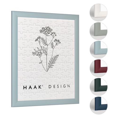 Haak Puzzlerahmen Damira Pastelltürkis 80 X 121 cm (ca. 3000 Teile) Bilderrahmen Rahmen für Puzzle von Haak
