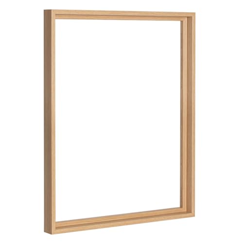 Haak Schattenfugenrahmen Levi in Eiche Natur 18 X 24 cm für Keilrahmenbilder und Leinwände von Haak