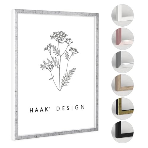 HaakDesign Bilderrahmen Posterrahmen Sunny perfekt für Ihr Poster Bild in Weiß Grau Antik mit Acrylglas 40 X 60 cm HaakDesign Bilderrahmen Posterrahmen Sunny perfekt für Ihr Poster Bild in Weiß Grau Antik mit Acrylglas 40 X 60 cm von Haak