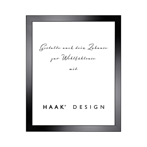 HaakDesign Bilderrahmen Tokio in Schwarz (Hochglanz) 90 X 90 cm schlicht modern von Haak