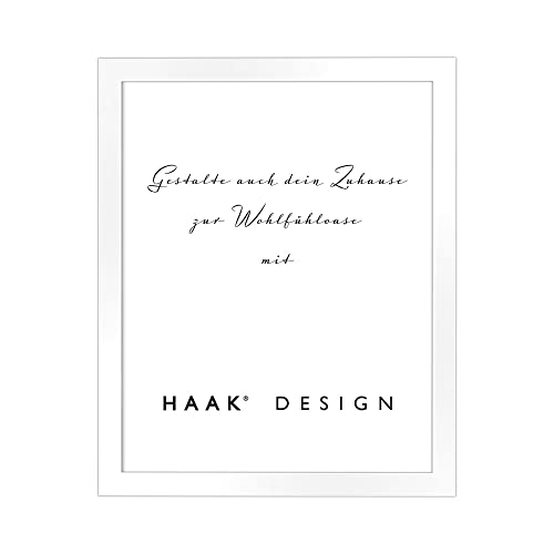 HaakDesign Bilderrahmen Tokio in Weiß (Hochglanz) 60 X 80 cm schlicht modern von Haak