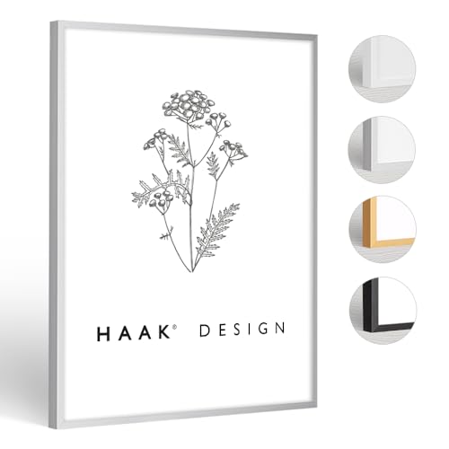 HaakDesign schmaler Bilderrahmen Alena Aluminium Alubilderrahmen 20 x 30 cm Aluminium natur Fotorahmen, Geschenkidee HaakDesign schmaler Bilderrahmen Alena Aluminium Alubilderrahmen 20 x 30 cm Aluminium natur Fotorahmen, Geschenkidee von Haak