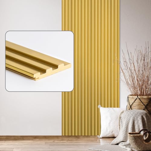 Wandpaneele & Deckenpaneele Desiwa 14er-Set in Gold 10,7x252 cm von Haak