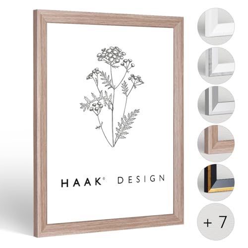 HaakDesign Bilderrahmen RICO schmal mit Acrylglas 40x100cm Sonoma Eiche (Dekor) von HaakDesign