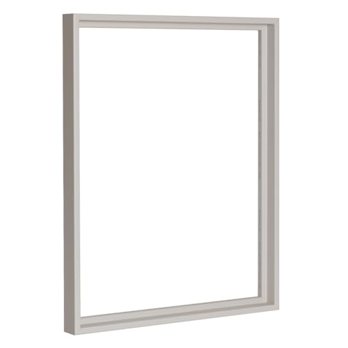 Haak Schattenfugenrahmen Levi in Sandbeige (matt) 100 X 100 cm für Keilrahmenbilder und Leinwände von Haak