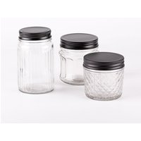 Aufbewahrungsglas Vorratsglas Mit Rillen Muster Holzdeckel Glas Eisen Holz Aufbewahrung Ordnung Sortieren Glasdosen Vorratshaltung Geschenk von HaakDesignGmbH