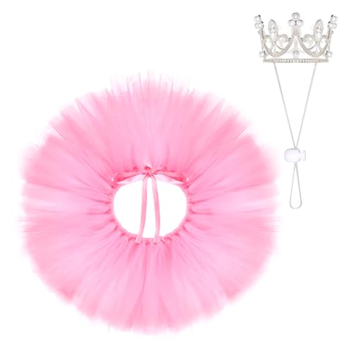 Haakong Haustier-Kostüm-Set, Tutu-Rock mit Perlenkrone für kleine Hunde und Katzen, Halloween, Geburtstag, Hochzeit, Foto-Requisite Haakong Haustier-Kostüm-Set, Tutu-Rock mit Perlenkrone für kleine Hunde und Katzen, Halloween, Geburtstag, Hochzeit, Foto-Requisite von Haakong