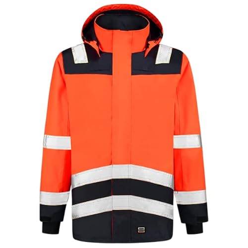 Tricorp 403020 Safety Warnschutz Bicolor Parka, 100% Polyester + PU-Beschichtung, 200g/m², Fluor Orange-Tinte, Größe M Tricorp 403020 Safety Warnschutz Bicolor Parka, 100% Polyester + PU-Beschichtung, 200g/m², Fluor Orange-Tinte, Größe M von Haas F1 Team