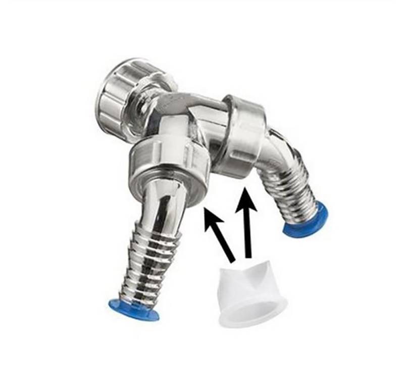 Haas Otto Siphon Doppelschlauchtülle zweifach Unterputz-Geräte-Siphon von Haas Otto