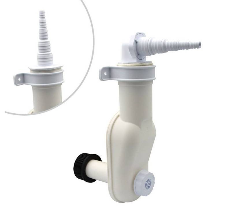 Haas Otto Siphon Raumspar-Waschmaschinensiphon-Set "Schmalhans" von Haas Otto