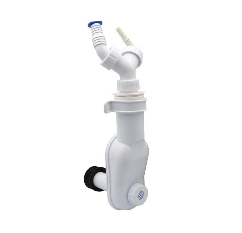 Haas Otto Siphon Raumspar-Waschmaschinensiphon-Set "Schmalhans" von Haas Otto