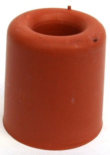 10 St. Türpuffer aus Gummi, rot, Ø 30 mm, Höhe 32 mm, Lochbohrung 6 mm von Haas