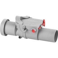 Haas Rückstaudoppelverschluss DN 50 mit Notverschluss - Gerade Form - 6710 von Haas