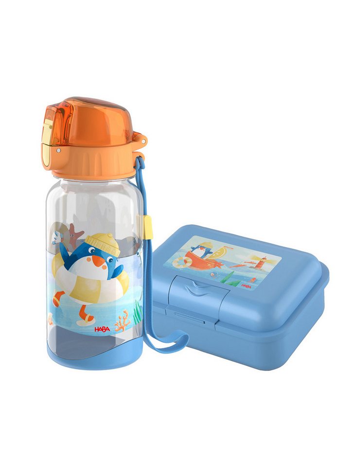 Haba Geschirr-Set Trinkflasche & Brotdose im Doppelpack (2-tlg), unisex neutral von Haba