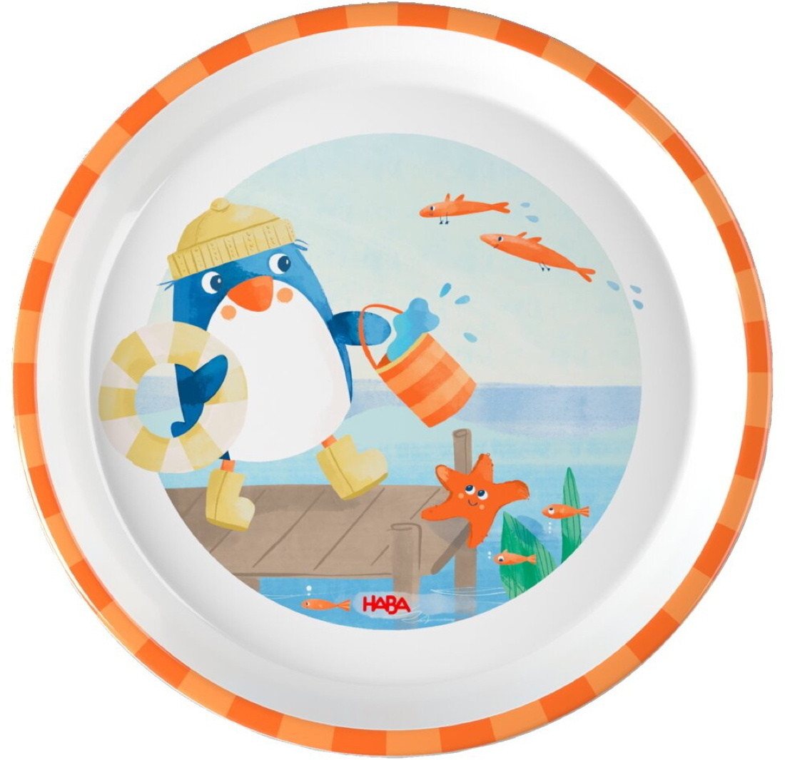 Haba Kindergeschirr-Set Essen & Trinken Teller Pinguin 2012441001 Haba Kindergeschirr-Set Essen & Trinken Teller Pinguin 2012441001 von Haba