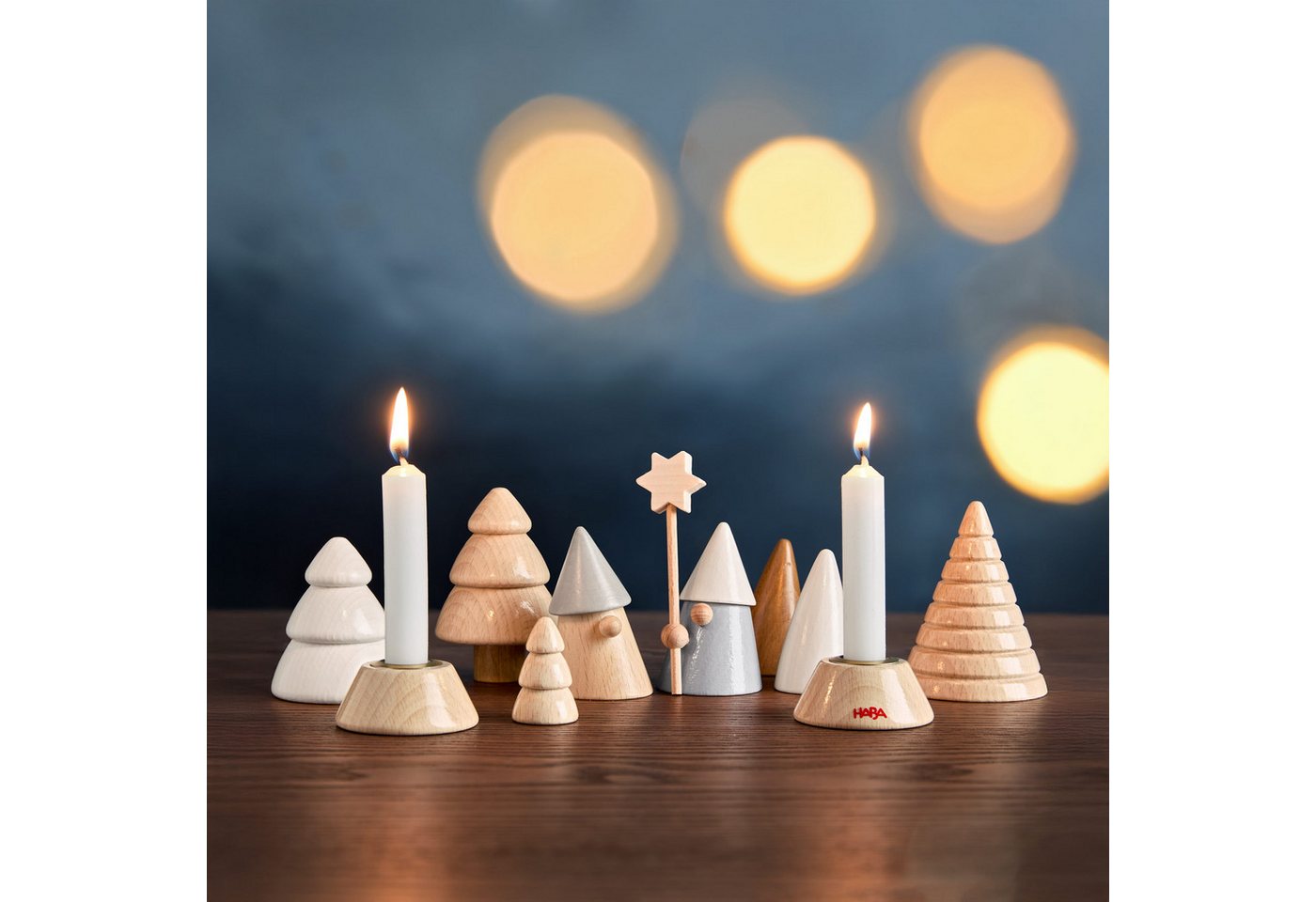 Haba Weihnachtsfigur Dekoration Weihnachten Kerzenständer Set Wichtelwald 2012293001 Haba Weihnachtsfigur Dekoration Weihnachten Kerzenständer Set Wichtelwald 2012293001 von Haba
