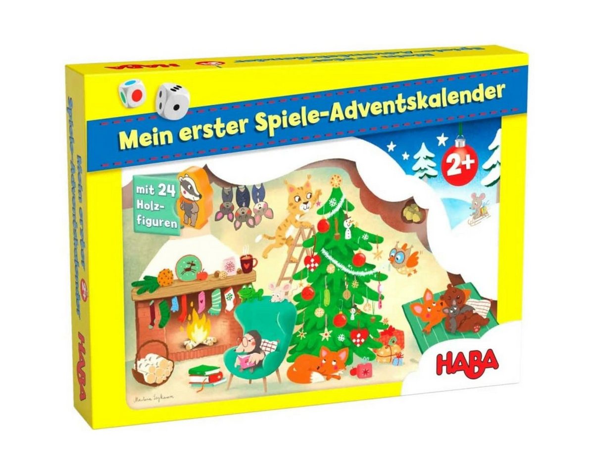 Kinderteppich Haba Mein erster Spiele-Adventskalender – Weihnachten in der Bärenhöhl, Haba von Haba