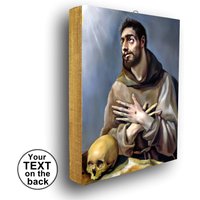 Heiliger Franz Von Assisi, Religiöse Ikone, Christliche Geschenke, St. Franziskus Schutzheilige Tiere von HabakukArt