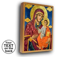 Ikone Der Jungfrau Maria, Heiligen Maria Und Jesus, Mutter Gottes, Des Jesuskindes von HabakukArt