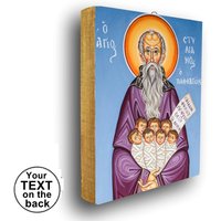 Saint Stylianos Ikone, St Geschenk, Personalisiertes Ikon, Religiöses Geschenk Zur Konfirmation von HabakukArt