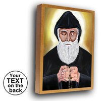 st Charbel Makhlouf, Ikone, Spirituelles Geschenk, Sharbel Maklouf, Religiöses Geschenk von HabakukArt