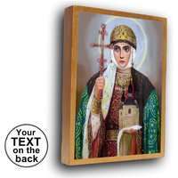 st. Olga Ikone, Ikone Von Olga, Religiöses Personalisiertes Geschenk, Erstkommunion Geschenk von HabakukArt