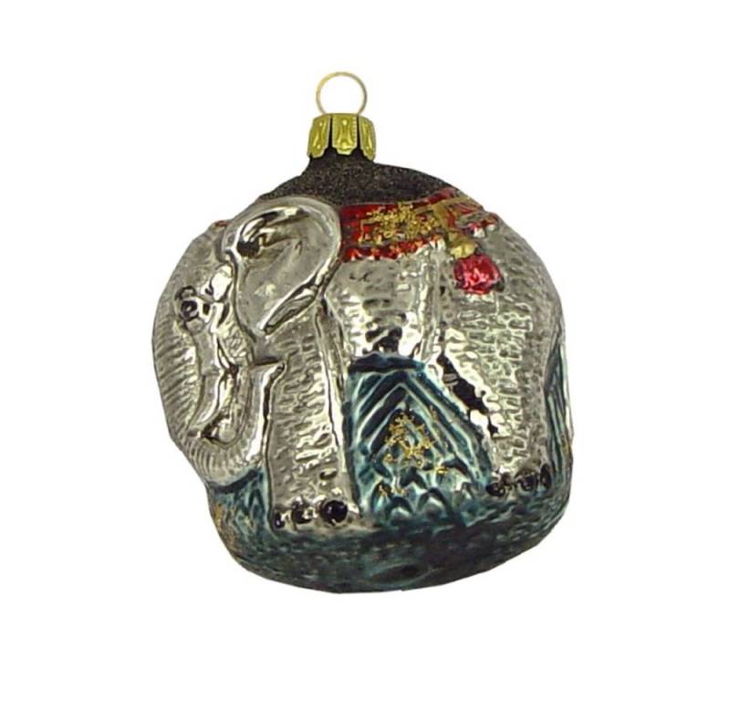 Haberland Glasschmuck Lauscha Christbaumschmuck Elefant taubengrau 7 cm Haberland Glasschmuck Lauscha Christbaumschmuck Elefant taubengrau 7 cm von Haberland Glasschmuck Lauscha