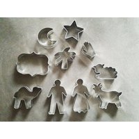 Metall Ausstecher Kamel Ziege Schaf Palme Mond Stern Hamsa Hamza Mann Frau Rahmen Für Eid Ramdan Dekoform von HabibiArabicShop