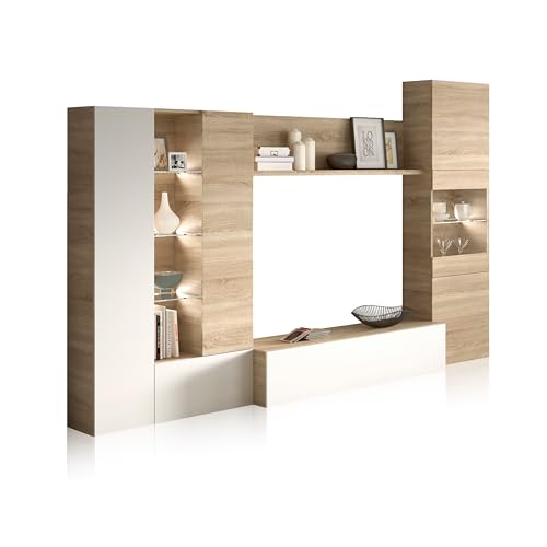 Habitdesign Esszimmermöbel, Holz, Weiß, Eiche, Grande von Habitdesign