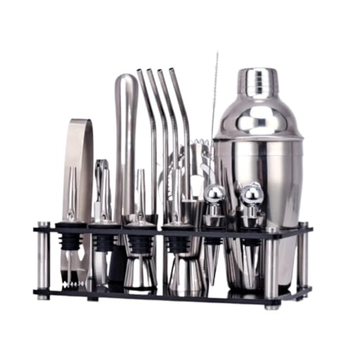 Bar Set Cocktail Shaker Set Cocktail Kit 20 Stück Barkeeper Kit Edelstahl Premium Shaker Barware Set für Home Party Cocktail Shaker Set Cocktail Set Barkeeper Kit Bar Tool Set Bar Set Cocktail Shaker Set Cocktail Kit 20 Stück Barkeeper Kit Edelstahl Premium Shaker Barware Set für Home Party Cocktail Shaker Set Cocktail Set Barkeeper Kit Bar Tool Set von Habrur