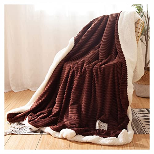 Habrur Sofadecke Wohndecke Decke wirft for Sofas weiche Flauschige Wurfdecken geeignet for Bett oder Sofa Kuscheldecke (Color : D, Size : 200x230cm) von Habrur