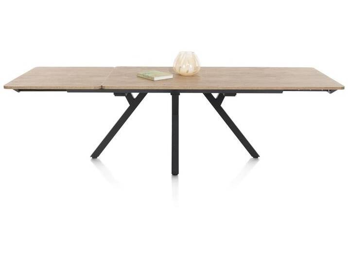 Habufa Ausziehtisch PERTH ca. B100 H77 L200 cm (280cm) in barnwoo von Habufa
