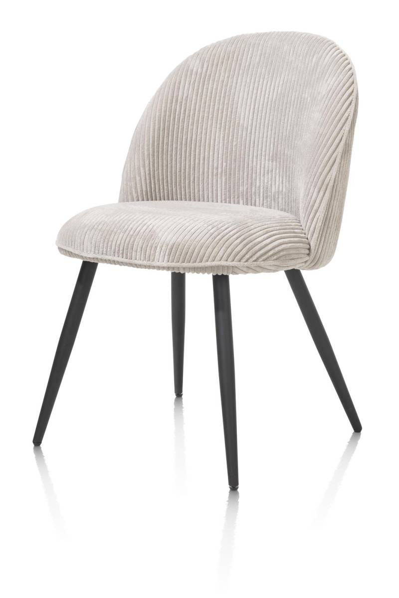 Habufa Stuhl  ca. B52 H85 T63 cm in Stoff Rivas charcoal von Habufa