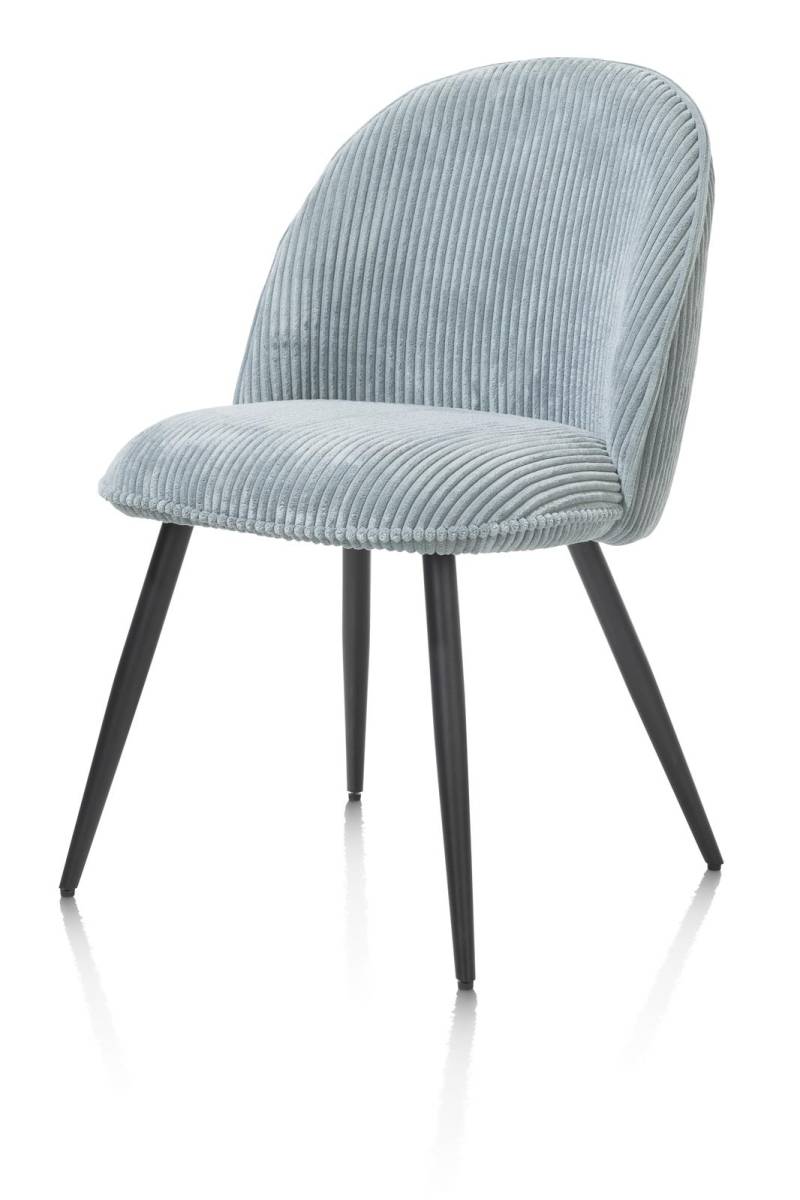 Habufa Stuhl  ca. B52 H85 T63 cm in Stoff Rivas hellblau von Habufa