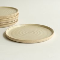 Hellgelber Beilagenteller Aus Stein von HabulousCeramics