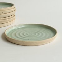 Mintgrüner Keramik Beilagenteller, Geschirrset von HabulousCeramics