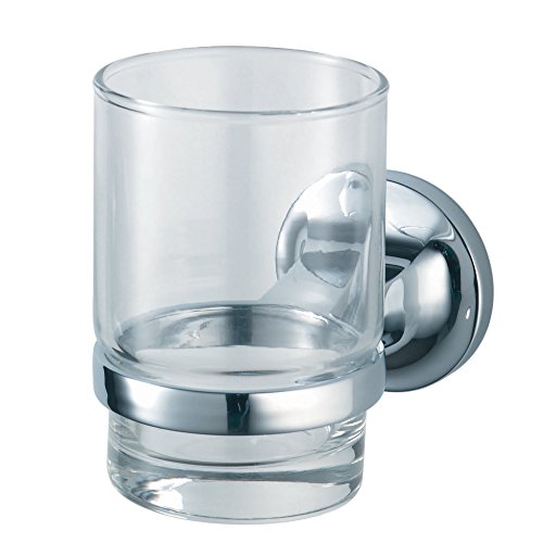 HACEKA aspen Becher, verchromt, Glaskörper, 1111994, Metallic HACEKA aspen Becher, verchromt, Glaskörper, 1111994, Metallic von Haceka