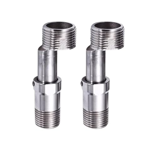 2 Stück Außengewinde Duscharmatur Adapter, 360 Grad Duscharmatur Adapter Verstellbar, Duscharmatur Adapter s-Anschluss, Einstellbarer Duschmischer Adapter, Verstellbarer Abgewinkelter Gebogener Fuß 2 Stück Außengewinde Duscharmatur Adapter, 360 Grad Duscharmatur Adapter Verstellbar, Duscharmatur Adapter s-Anschluss, Einstellbarer Duschmischer Adapter, Verstellbarer Abgewinkelter Gebogener Fuß von Hachera