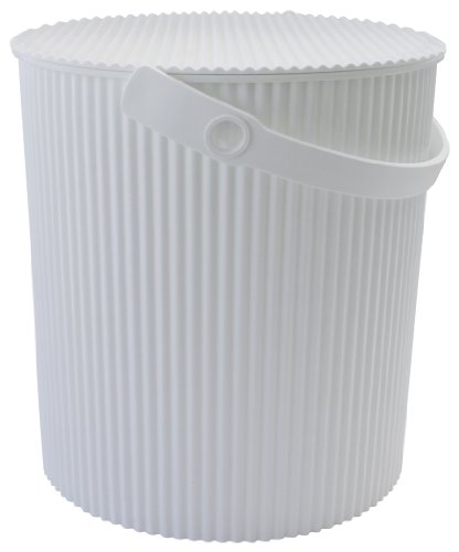 Hachiman Omnioutil Eimer LL - Lebensmitteltauglich (geprüft) Frei von Giftstoffen und Weichmachern Frostsicher bis -20 °C/Hitzebeständig bis 120 °C Stabile Sitzgelegenheit bis 150 kg (weiß) von sceltevie