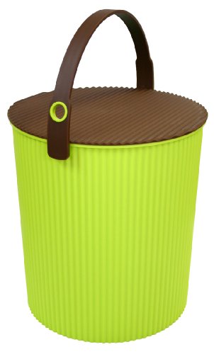 omnioutil grün pistazie Hachiman Eimer Müll Müll Multifunktions große 20 Liter Hocker Aufbewahrungsbox Spielzeug Box von sceltevie