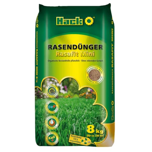 HACK Rasendünger Rasafit Mini 8 kg Hausgartendünger von Hack