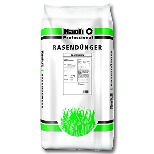 Hack Profi Rasendünger Rasenlangzeitdünger Sport Spring 25 kg Beutel von Hack