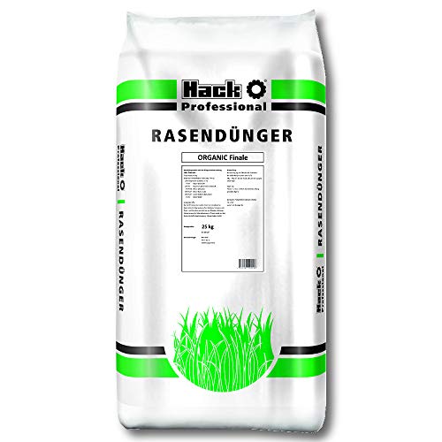 Hack Profi Rasendünger für Golfrasen Sportflächen Organic Finale 25 kg von Hack