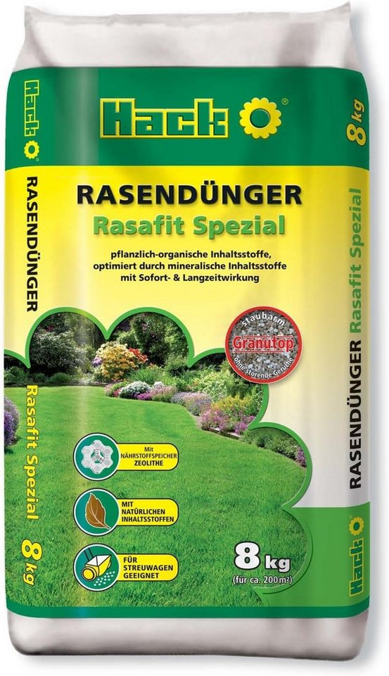 Hack Rasendünger Hack Rasendünger Rasafit Spezial 8 kg von Hack