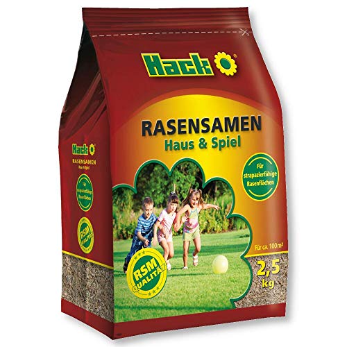 Hack Rasensamen Haus + Spiel 2,5 kg von Hack