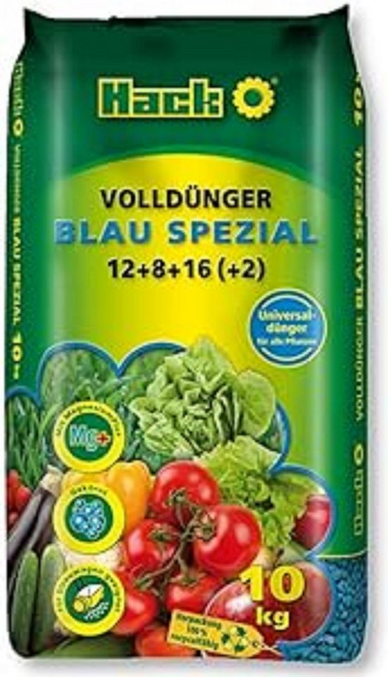 Hack Spezialdünger Hack Blaudünger Spezial NPK 12+8+16 (2) 10 kg von Hack