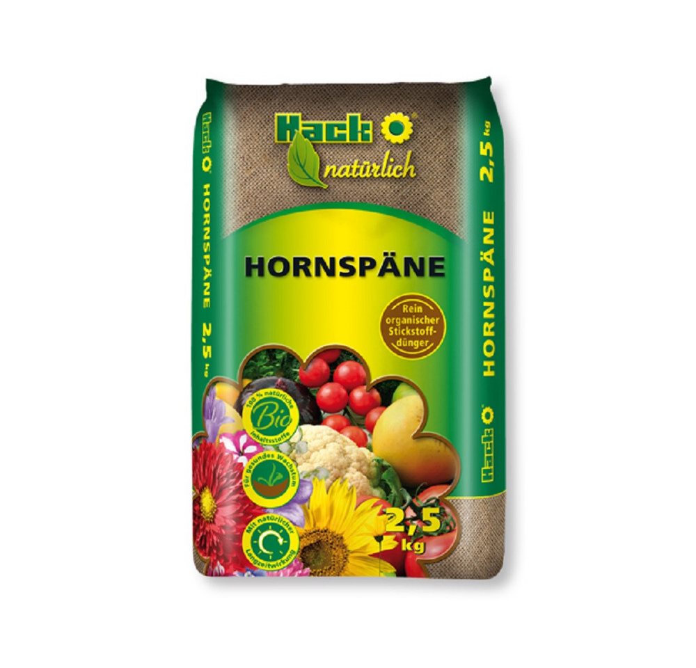 Hack Spezialdünger Hack Hornspäne 14%N 2,5 kg von Hack