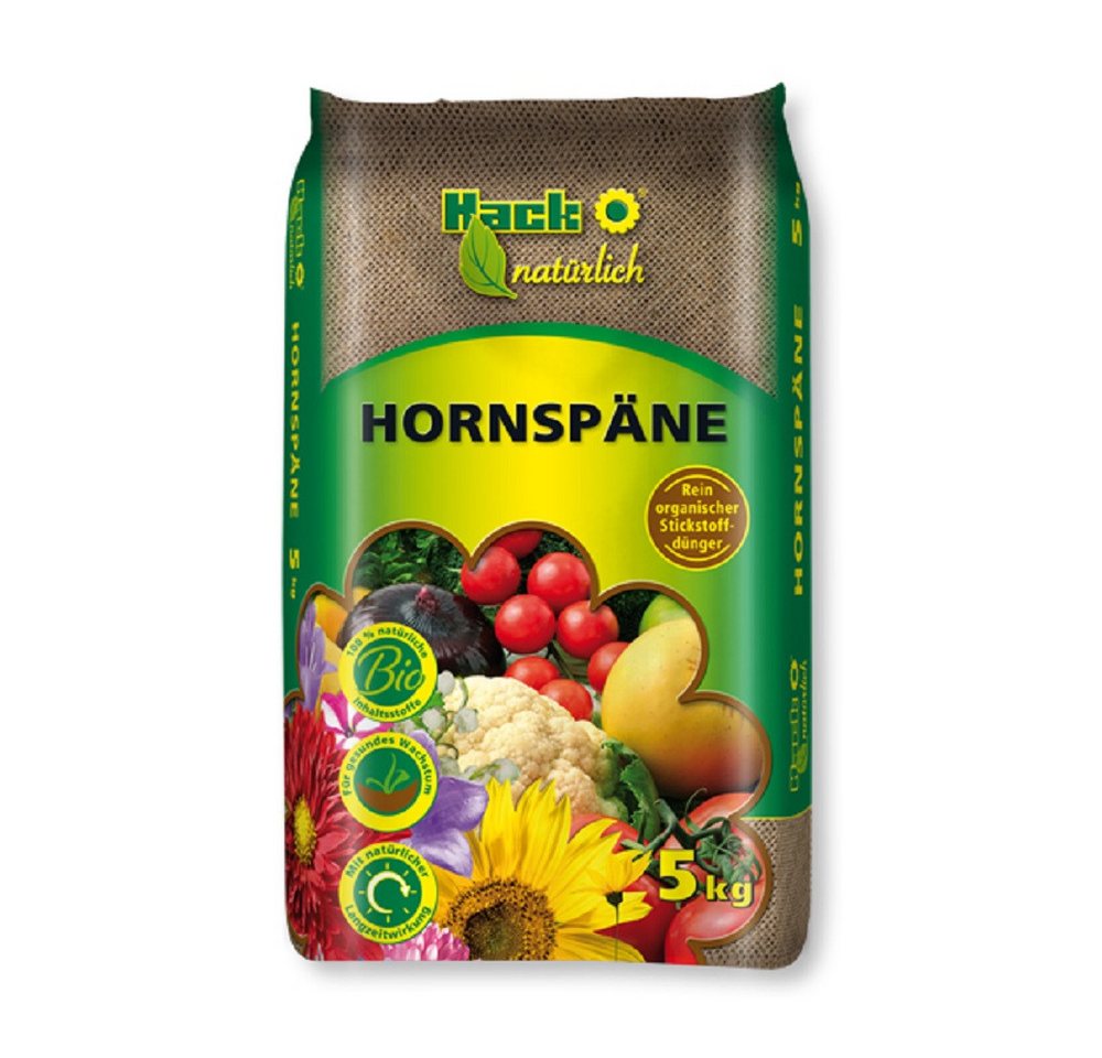 Hack Spezialdünger Hack Hornspäne 14%N 5 kg von Hack